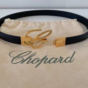 🇮🇹 Chopard | Textured Leather Miss Happy adjustable Belt